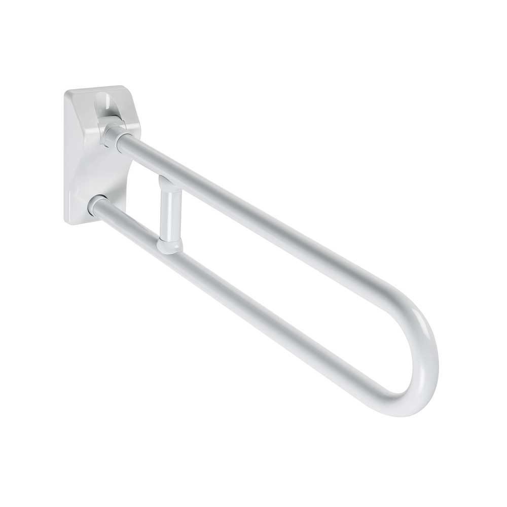 Folding & Rotating Anti-Microbial Grab Bar, Vinyl Coated