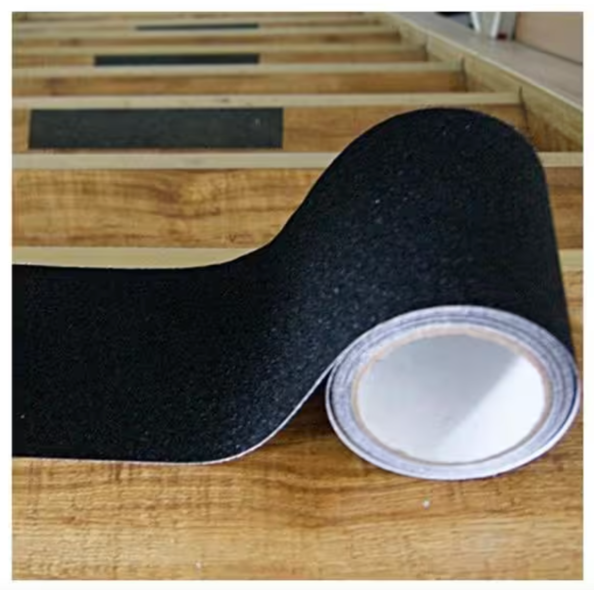 4 in. x 34 ft. Anti-Slip High Traction Safety Grip Tape for Stairs, Steps, Ladder