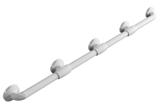Heavy Duty Bariatric Grab Bar, Vinyl Coated
