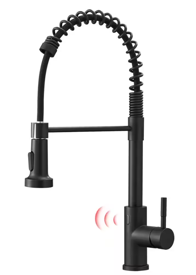 Stainless Steel Motion-Activated Kitchen Faucet