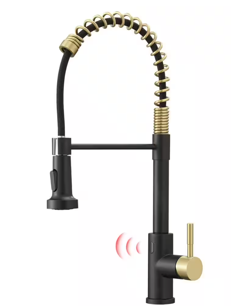 Stainless Steel Motion-Activated Kitchen Faucet