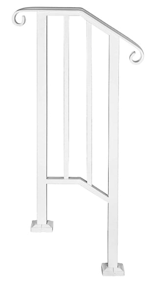 Steel Handrail for Stairs with Baseplates