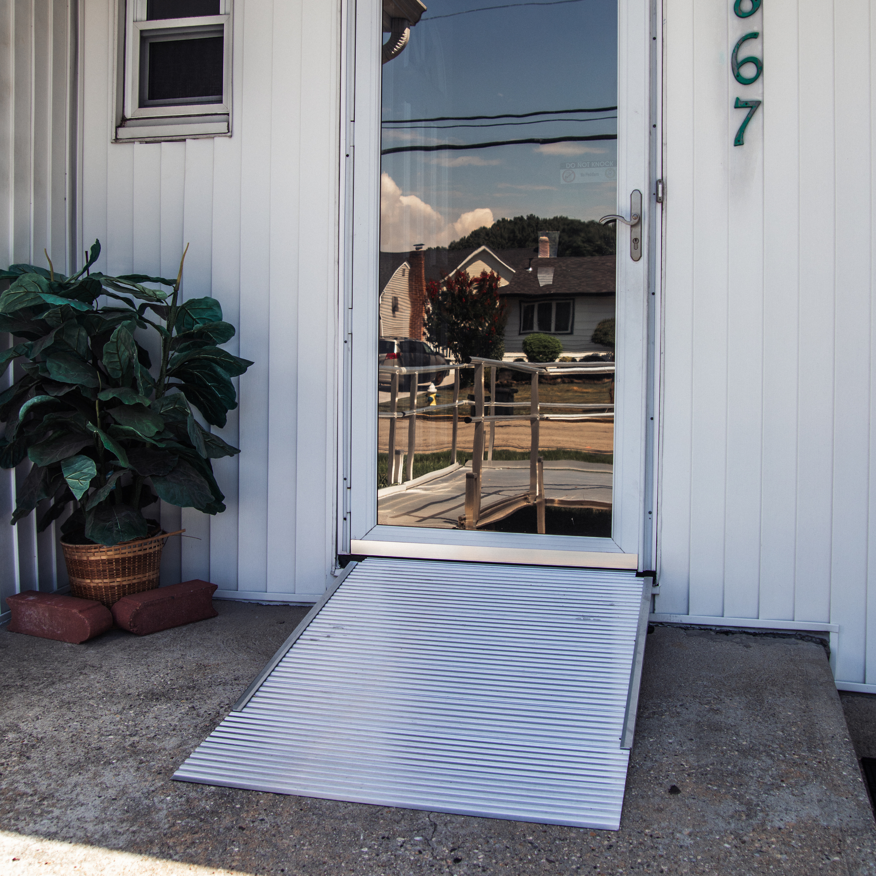 Adjustable Aluminum Threshold Ramp (2.5-3 inches)