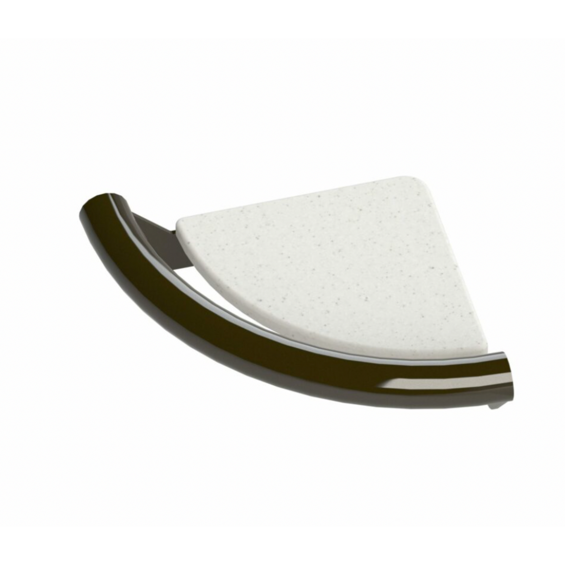 Invisia Curved Corner Shelf Grab Bar
