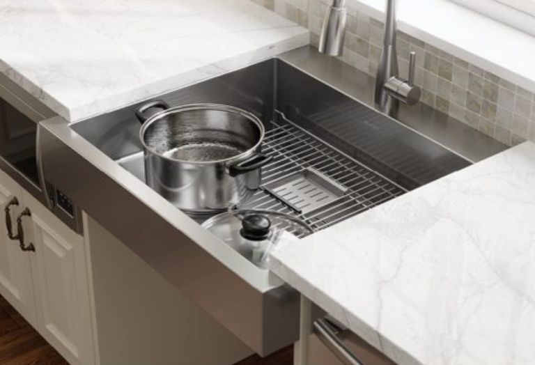 Stainless Steel Wheelchair Accessible Kitchen Sink (29-7/8" Width)