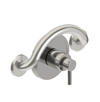 Plus Series Round Crescent Grab Bar