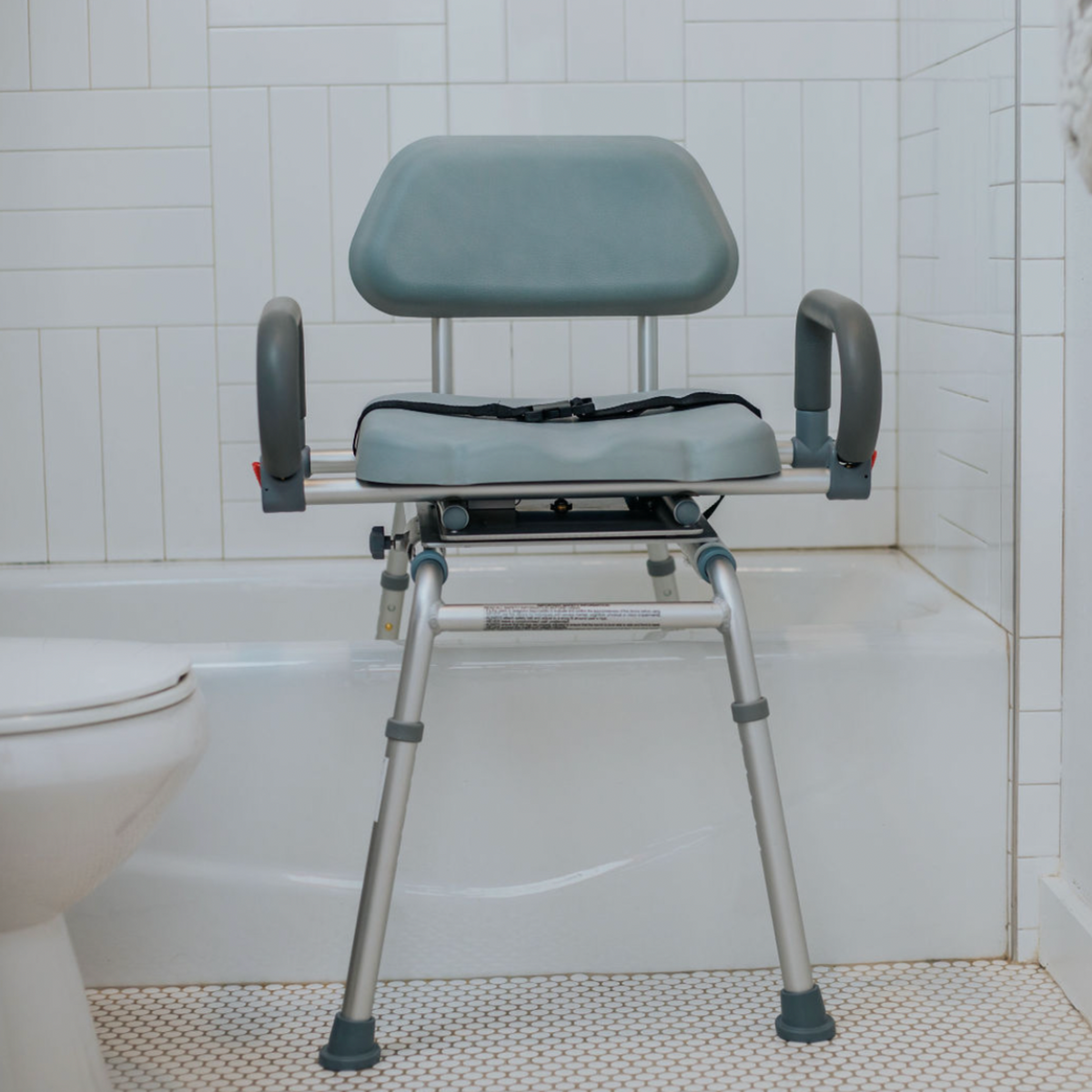 Sliding Transfer Tub Bench with Swivel Seat