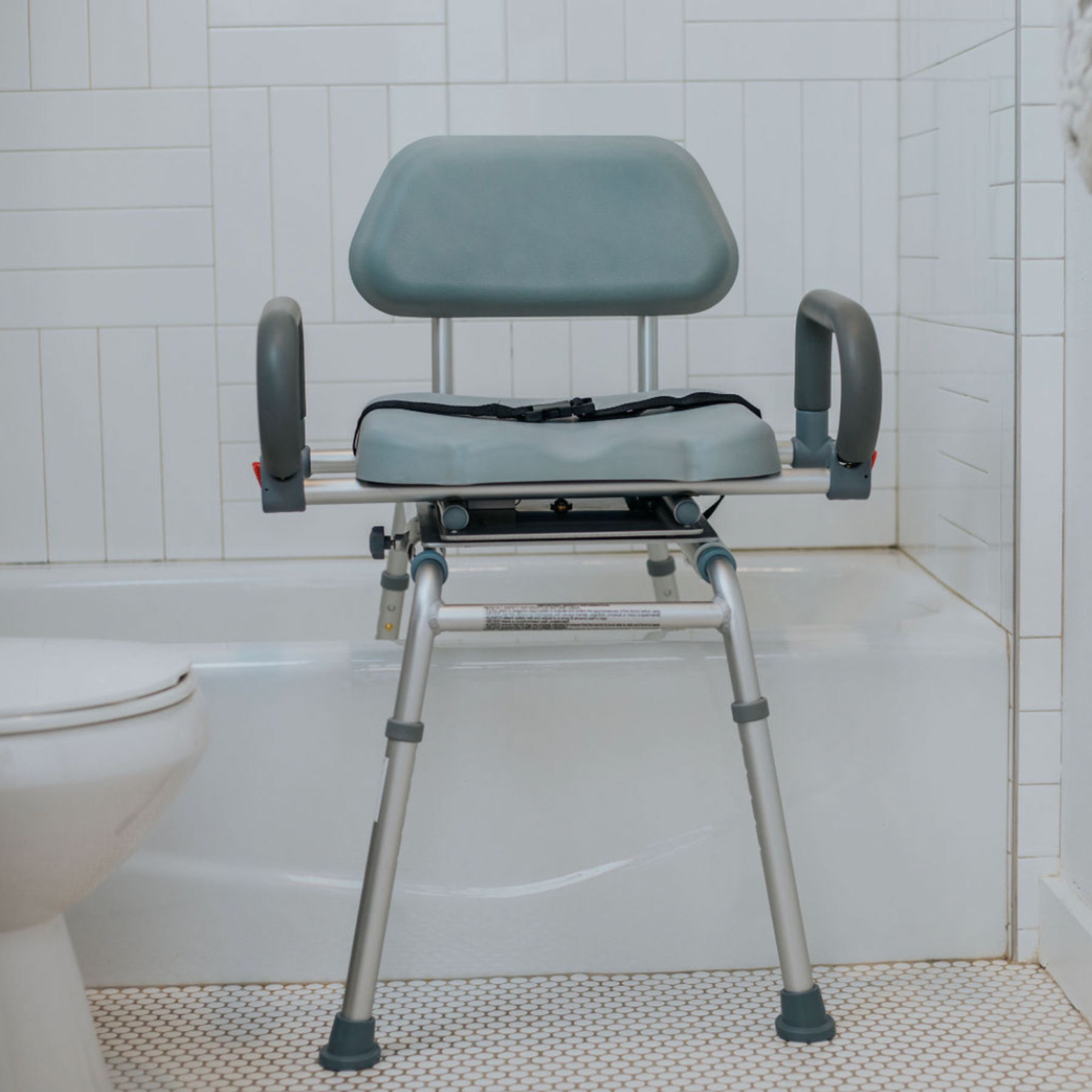 Sliding Transfer Tub Bench with Swivel Seat