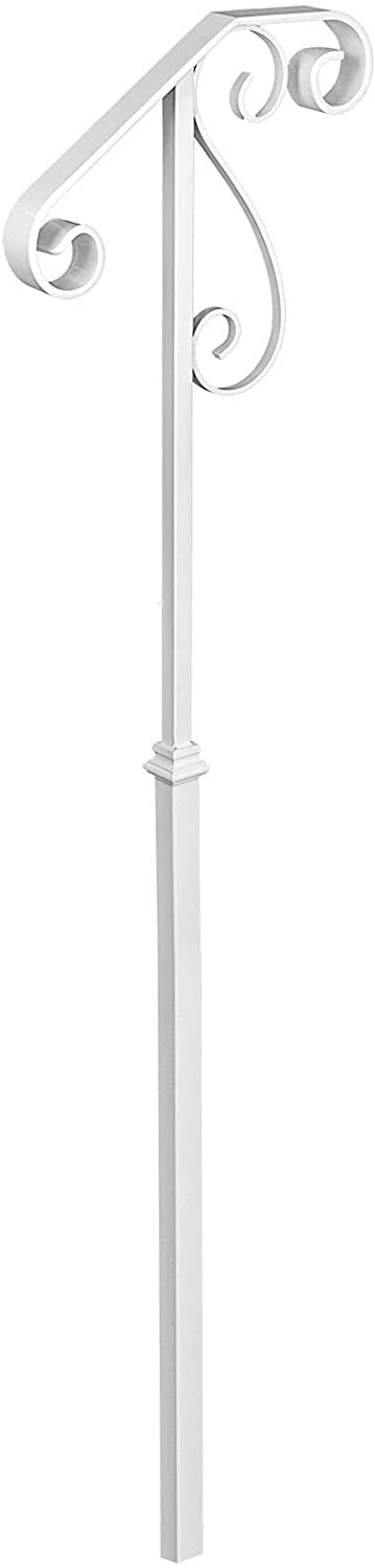 Steel Handrail for Stairs with Baseplates