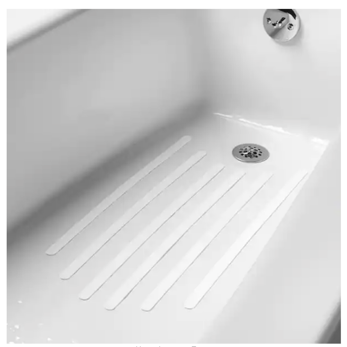 Non Slip Tub Tread Strips in White (6-Pack)