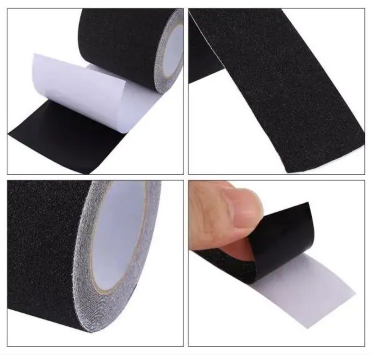 4 in. x 34 ft. Anti-Slip High Traction Safety Grip Tape for Stairs, Steps, Ladder