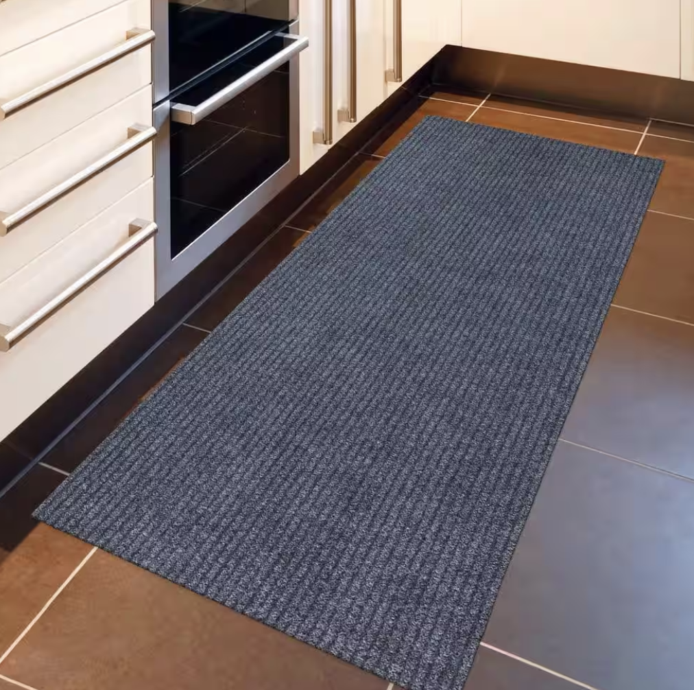 Waterproof Non-Slip Rubberback Solid 3x5 Indoor/Outdoor Entryway Mat, 2 ft. 7 in. x 5 ft.,