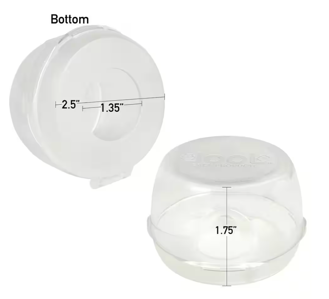 Clear Stove Knob Locks (5 Pack)