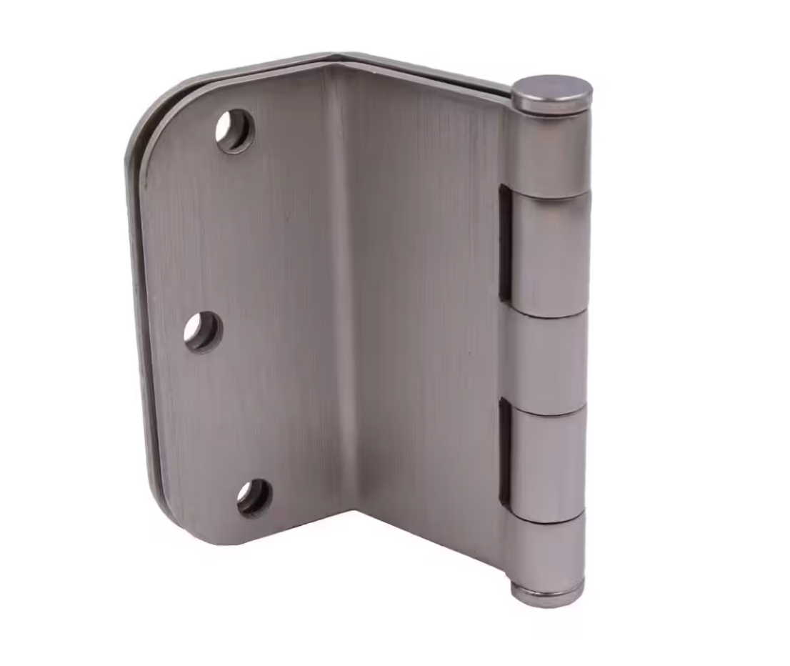 Satin Nickel Swing Clear Hinge