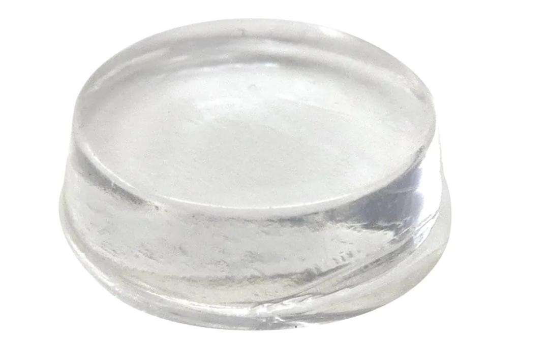 Clear Soft Rubber Like Plastic Self-Adhesive Round Bumpers (16-Pack)