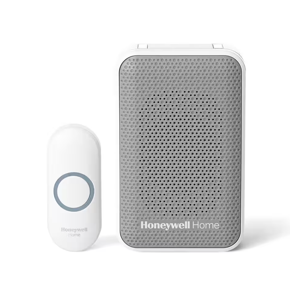 Wireless Doorbell with LED Strobe Alerts and Push Button