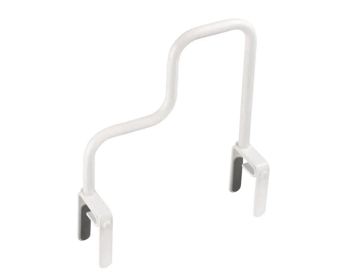 Multi-Grip Tub Safety Bar in White