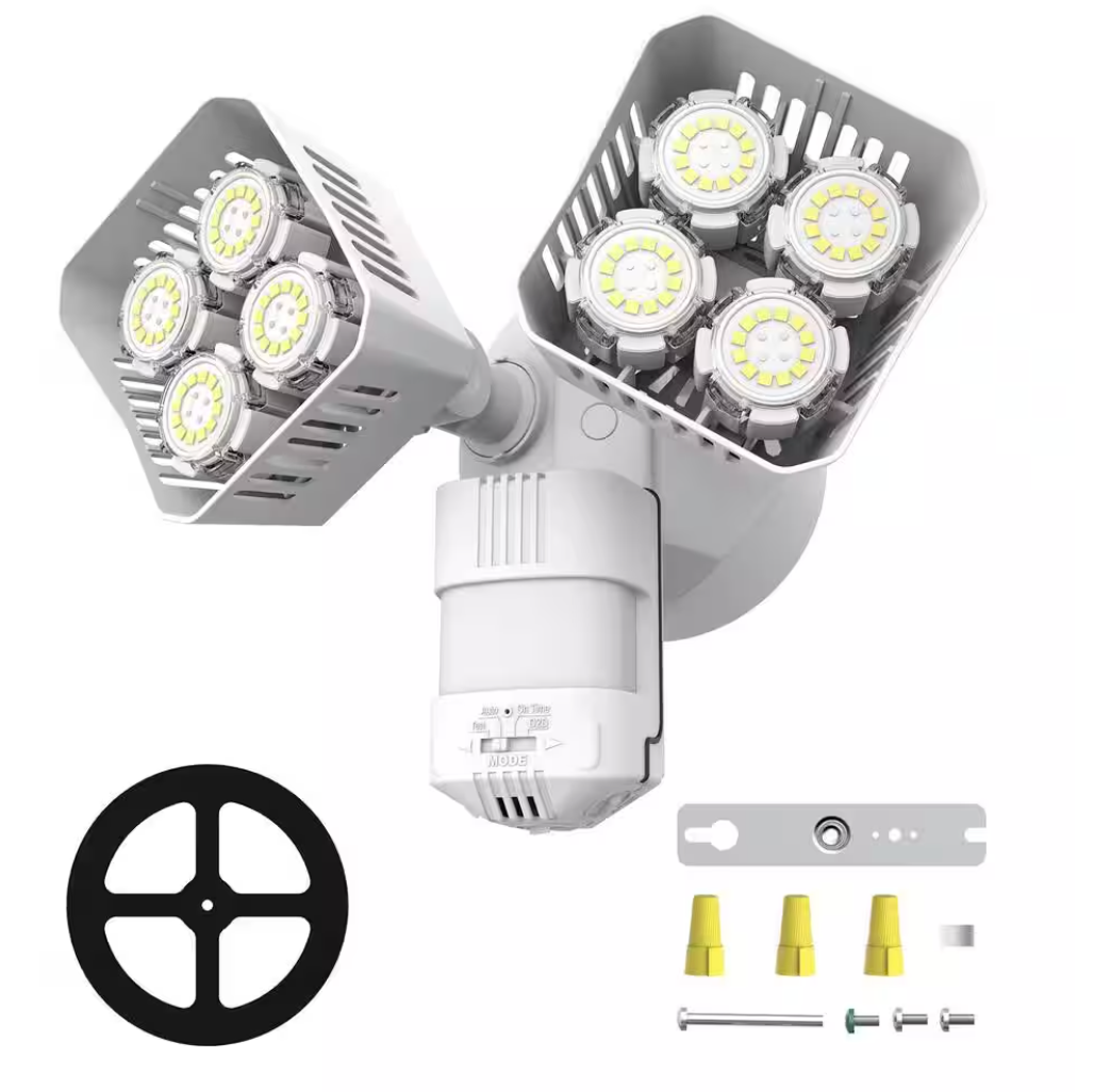 LED Light with Integrated Dusk-to-Dawn Motion Activation
