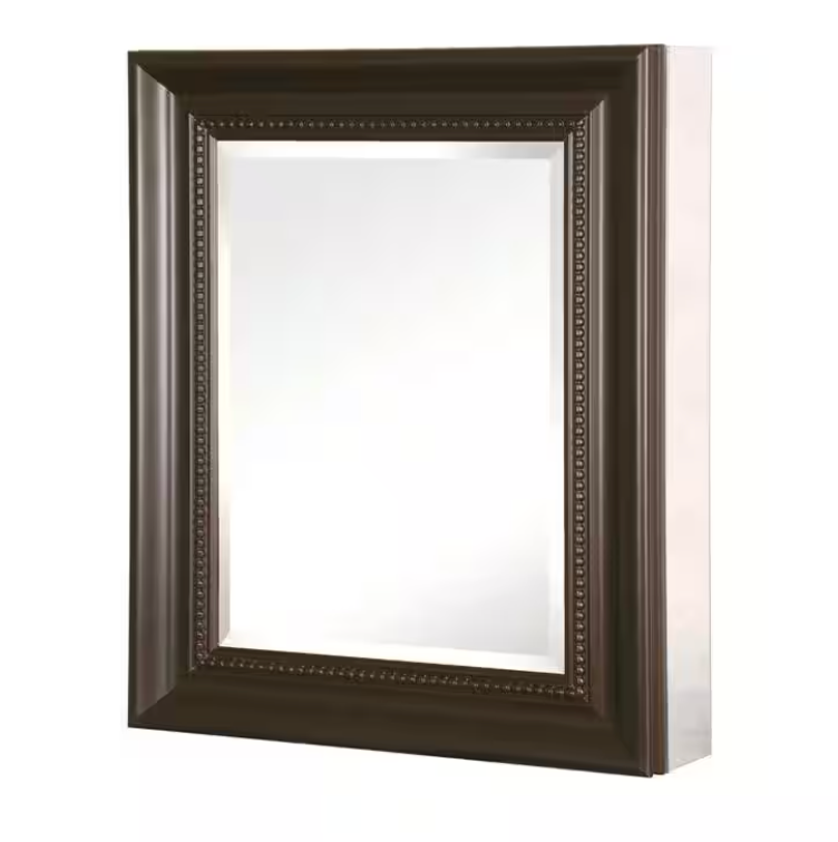 Rectangular Medicine Cabinet with Mirror