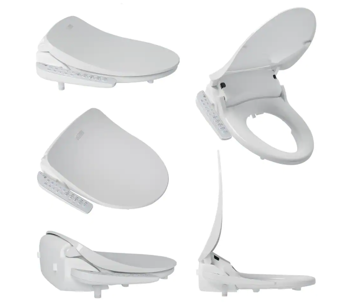 Electric Bidet Seat for Elongated Toilets