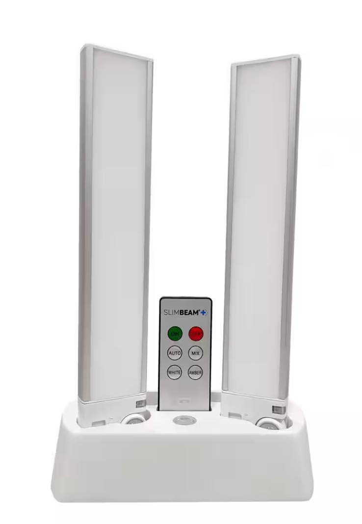 LED Rechargeable Under Cabinet Night Light with Base and Remote (2-Pack)