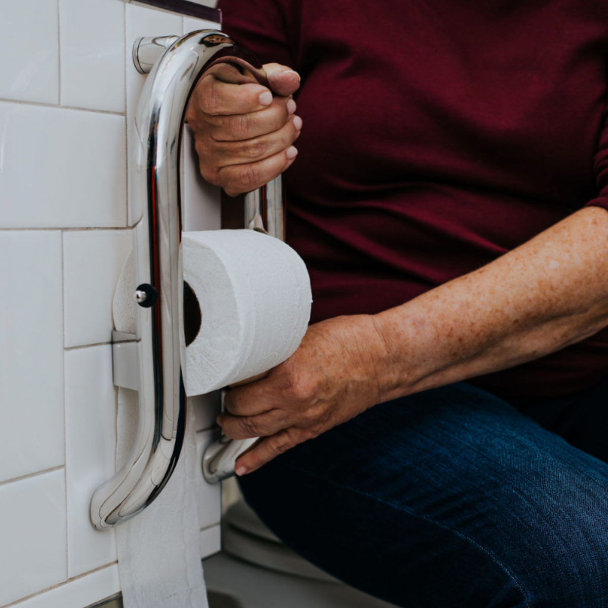 Invisia Toilet Paper Grab Bar