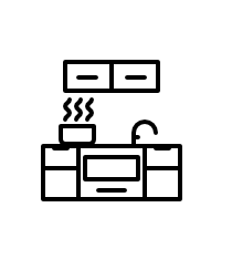 Move Commonly Used Items To Countertops or Lower Cabinets