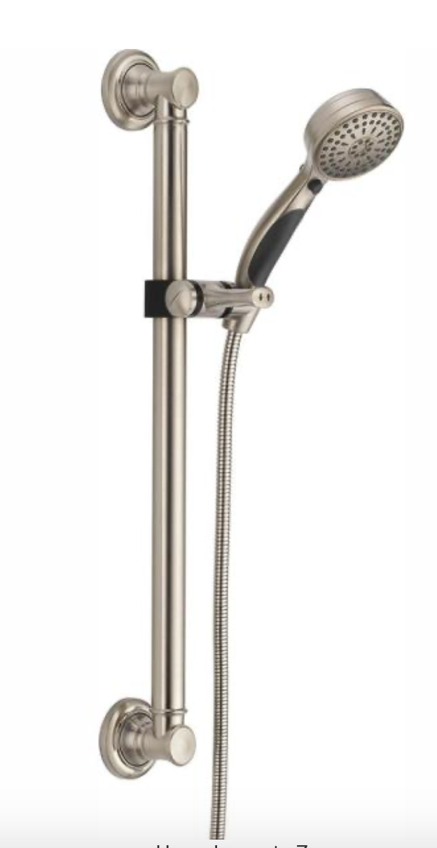 Stainless Steel Height Adjustable Hand-Held Shower Head