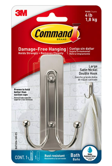 Satin Nickel Temporary Towel Hook