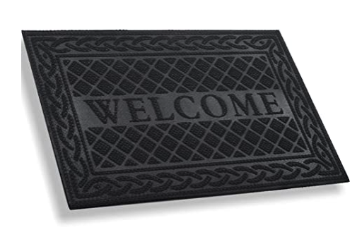 Square Patterned Non-Skid Door Mat