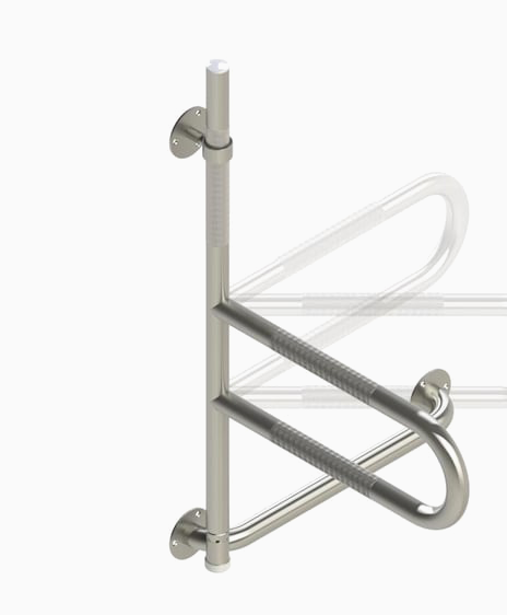 Dependa-Bar Pivot and Lock Grab Bar