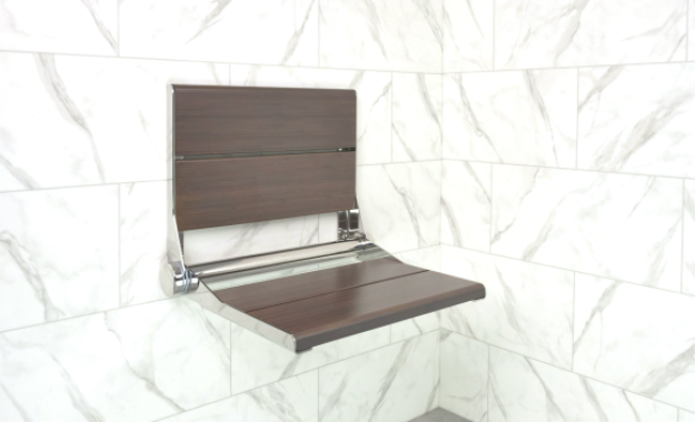 Luxury SerenaSeat Pro Medium Folding Shower Bench (18")